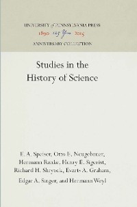 Cover Studies in the History of Science