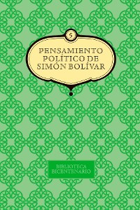 Cover Pensamiento político de Simón Bolívar. Vol. 5