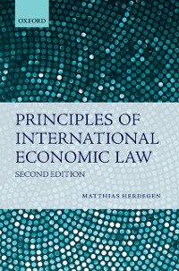 Cover Principles of International Economic Law