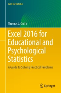 Cover Excel 2016 for Educational and Psychological Statistics