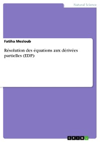 Cover Résolution des équations aux dérivées partielles (EDP)