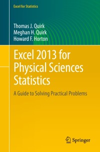 Cover Excel 2013 for Physical Sciences Statistics