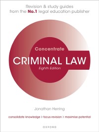 Cover Criminal Law Concentrate