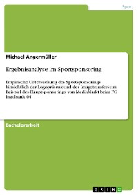 Cover Ergebnisanalyse im Sportsponsoring