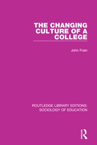 Cover Changing Culture of a College