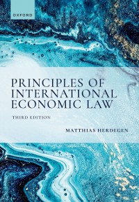 Cover Principles of International Economic Law, 3e