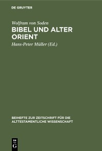 Cover Bibel und Alter Orient