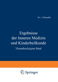 Cover Ergebnisse der Inneren Medizin und Kinderheilkunde