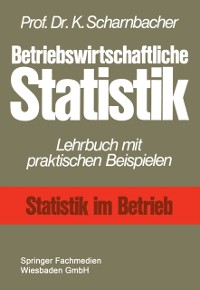 Cover Betriebswirtschaftliche Statistik