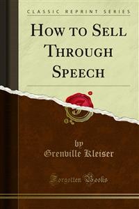 Cover How to Sell Through Speech