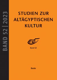 Cover Studien zur Altägyptischen Kultur Band 52