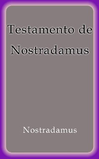 Cover Testamento de Nostradamus
