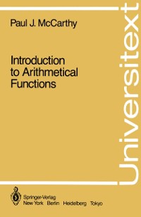 Cover Introduction to Arithmetical Functions