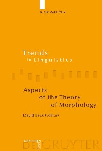 Cover Aspects of the Theory of Morphology
