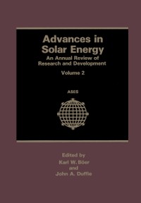 Cover Advances in Solar Energy
