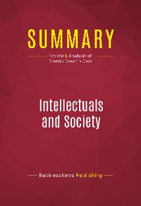 Cover Summary: Intellectuals and Society