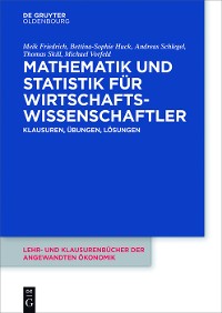 Cover Mathematik und Statistik für Wirtschaftswissenschaftler