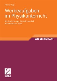 Cover Werbeaufgaben im Physikunterricht