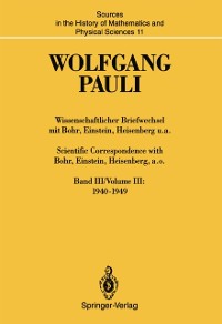 Cover Wissenschaftlicher Briefwechsel mit Bohr, Einstein, Heisenberg u.a. / Scientific Correspondence with Bohr, Einstein, Heisenberg, a.o.