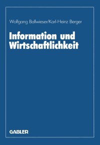 Cover Information und Wirtschaftlichkeit