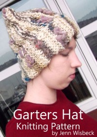 Cover Garter Hat Knitting Pattern