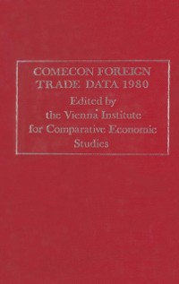 Cover COMECON Foreign Trade Data 1980
