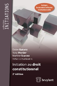 Cover Initiation au droit constitutionnel