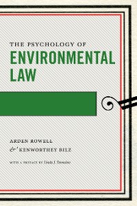 Cover The Psychology of Environmental Law