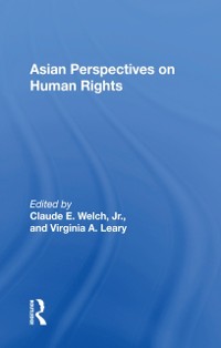Cover Asian Perspectives On Human Rights