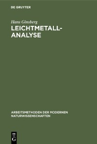 Cover Leichtmetallanalyse