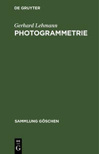 Cover Photogrammetrie