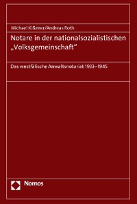 Cover Notare in der nationalsozialistischen "Volksgemeinschaft"