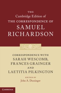 Cover Correspondence with Sarah Wescomb, Frances Grainger and Laetitia Pilkington