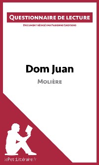 Cover Dom Juan de Molière (Questionnaire de lecture)