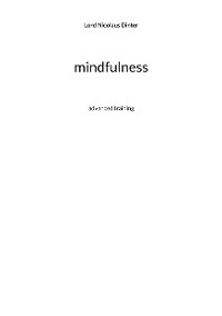 Cover mindfulness