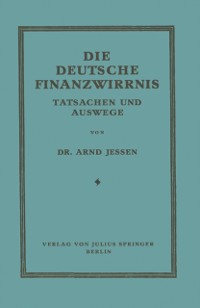 Cover Die Deutsche Finanzwirrnis