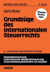 Cover Grundzüge des Internationalen Steuerrechts