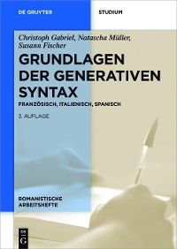 Cover Grundlagen der generativen Syntax