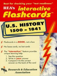 Cover United States History 1500-1841 Interactive Flashcards Book