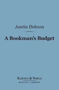 Cover A Bookman's Budget (Barnes & Noble Digital Library)