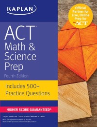 Cover ACT Math & Science Prep: Includes 500+ Practice Questions