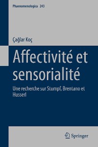 Cover Affectivité et sensorialité