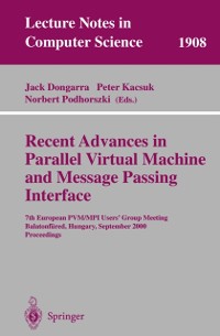 Cover Recent Advances in Parallel Virtual Machine and Message Passing Interface
