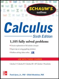 Cover Schaum's Outline of Calculus, 6th Edition