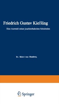 Cover Friedrich Gustav Kießling