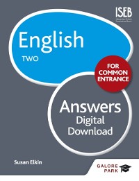 Cover English for Common Entrance Two Answers