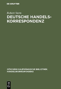 Cover Deutsche Handelskorrespondenz