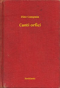 Cover Canti orfici