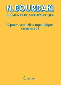 Cover Espaces vectoriels topologiques