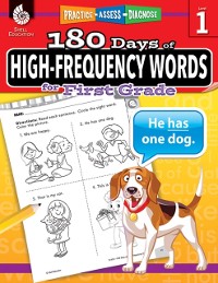 Cover 180 Days of High-Frequency Words for First Grade